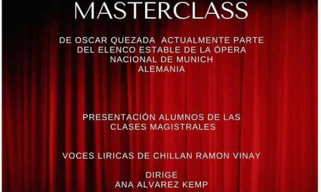 Voces Líricas de Chillán participarán en Concierto Finalización Masterclass