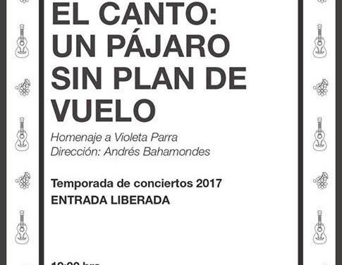 Coro U. de Santiago invita a Concierto “El Canto: Un pájaro sin plan de vuelo”