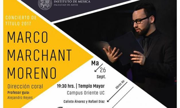 IMUC Chile invita a Concierto de Título 2017 – Dirección Coral