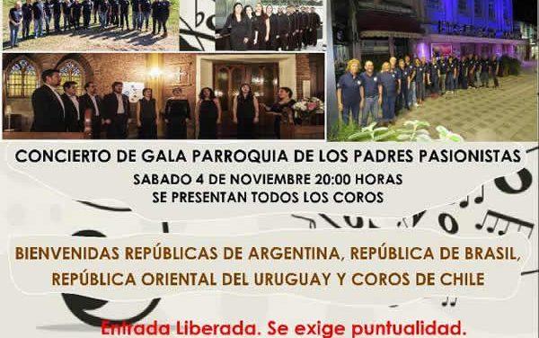 Concierto de Gala de “Concierto de Coros” Los Andes 2017