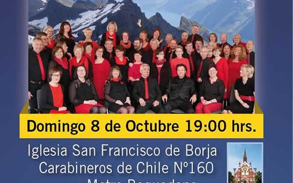 Agrupación coral noruega Sunnmøre Prosjektkor realiza Concierto en Chile