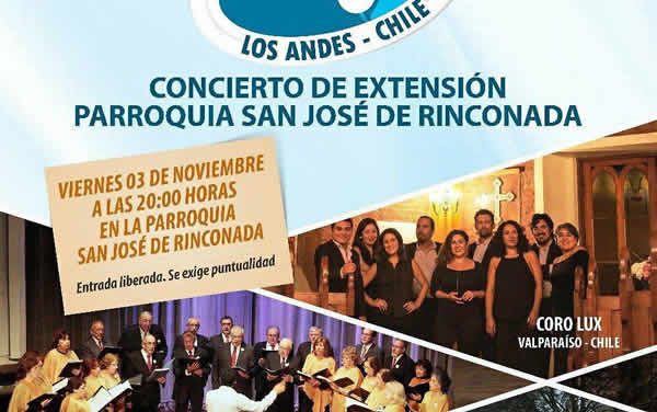 XII Versión Internacional de Concierto de Coros presenta Concierto en la Parroquia San José de Rinconada