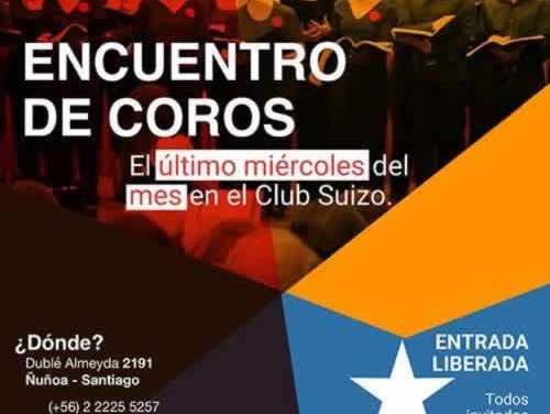 9º Encuentro Coral en Club Suizo de Santiago