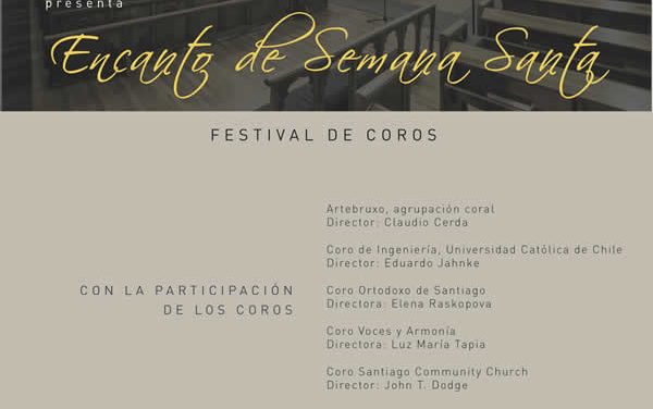 Agrupación Coral Artebruxo presenta Festival de Coros “Encanto de Semana Santa”