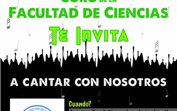 Coro de la Facultad de Ciencias de la Universidad de Chile llama a audiciones