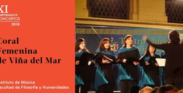 Coral Femenina de Viña del Mar invita a XI Temporada de Conciertos Instituto de Música UAH